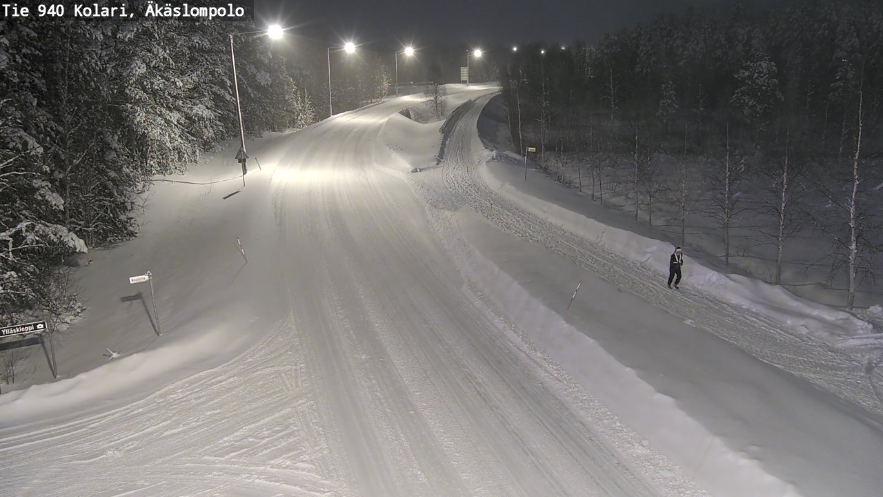Weather Camera Image Road 940 Kolari, Äkäslompolo, Kolari, Lappi