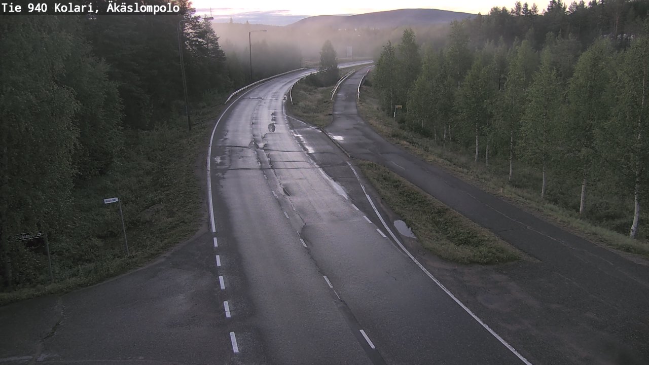 Kelikamerat Kuva Tie 940 Kolari, Äkäslompolo, Kolari, Lappi