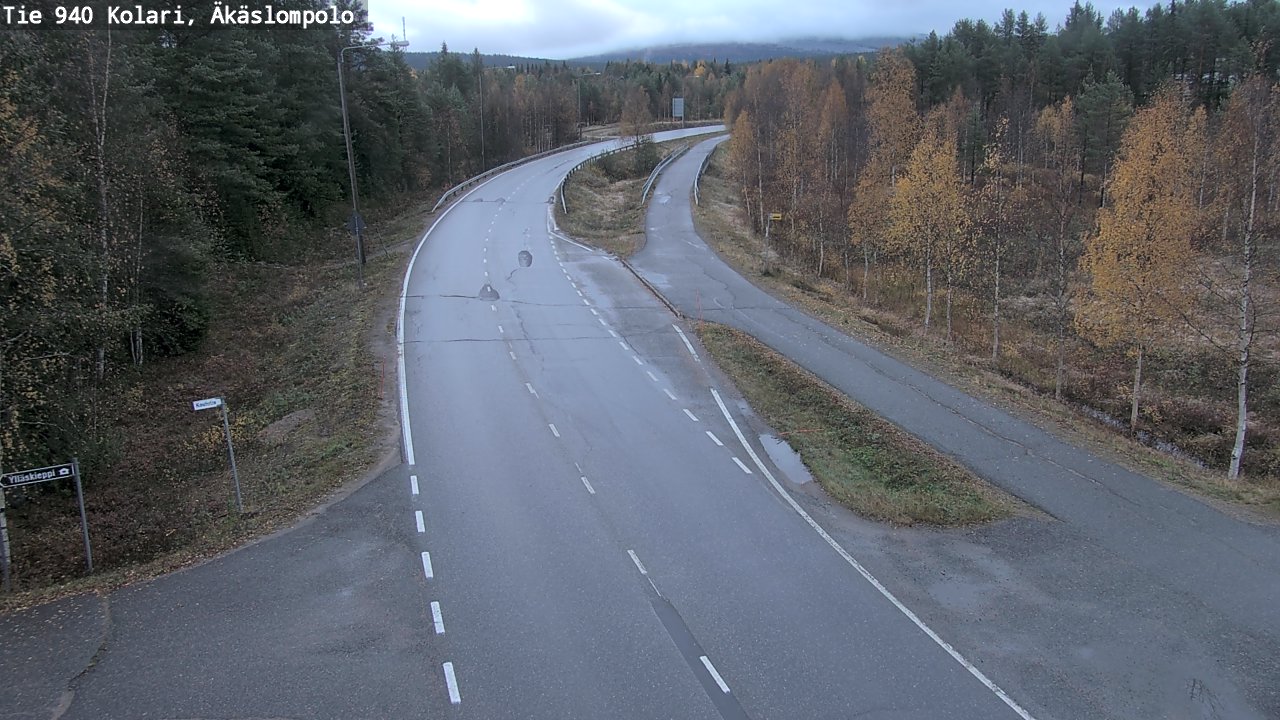 Kelikamerat Kuva Tie 940 Kolari, Äkäslompolo, Kolari, Lappi