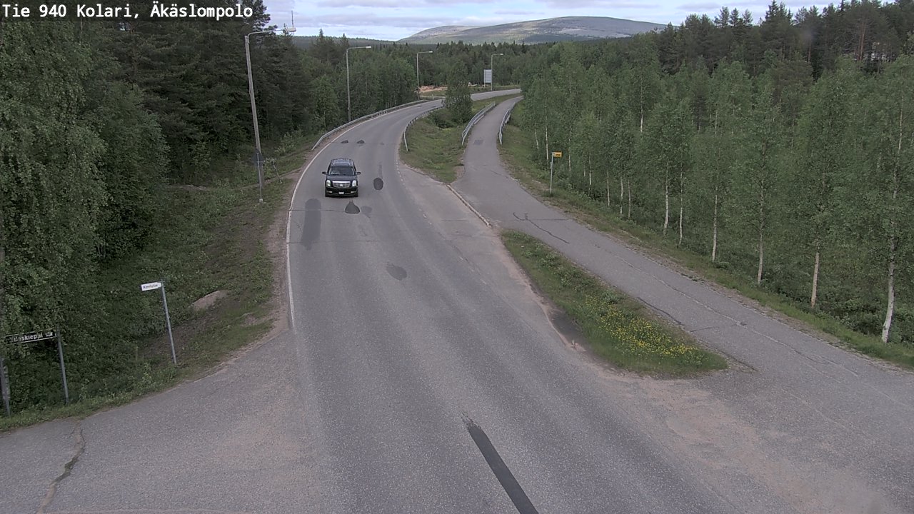 Kelikamerat Kuva Tie 940 Kolari, Äkäslompolo, Kolari, Lappi