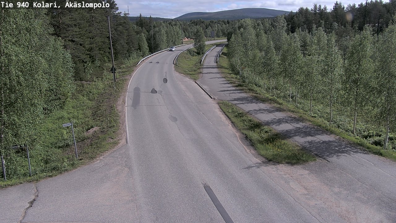 Kelikamerat Kuva Tie 940 Kolari, Äkäslompolo, Kolari, Lappi