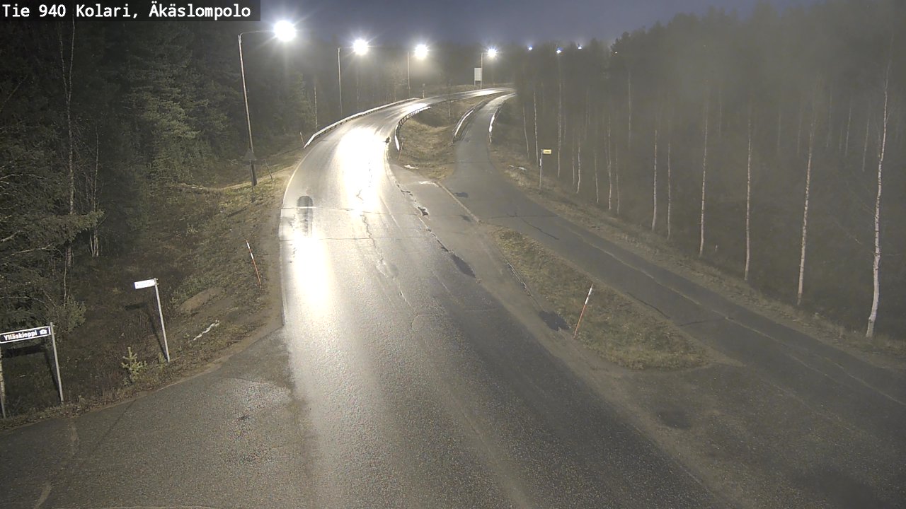 Kelikamerat Kuva Tie 940 Kolari, Äkäslompolo, Kolari, Lappi