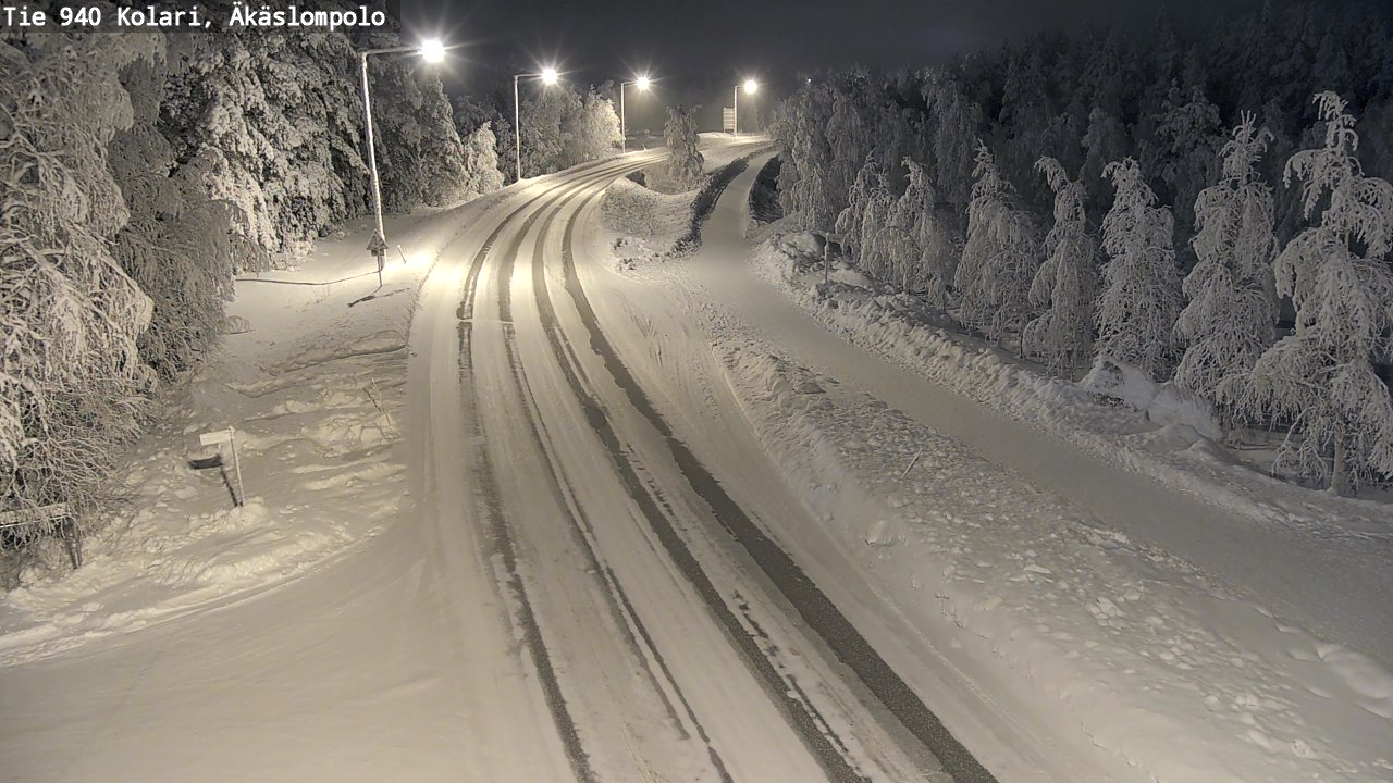 Kelikamerat Kuva Tie 940 Kolari, Äkäslompolo, Kolari, Lappi