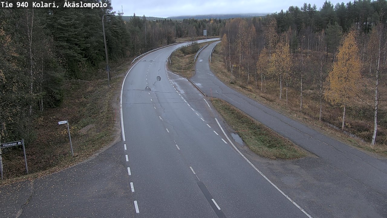 Weather Camera Image Road 940 Kolari, Äkäslompolo, Kolari, Lappi