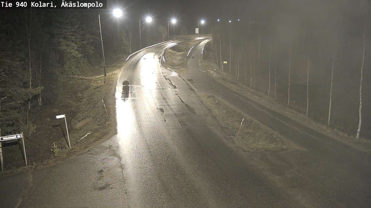 Kelikamerat Kuva Tie 940 Kolari, Äkäslompolo, Kolari, Lappi