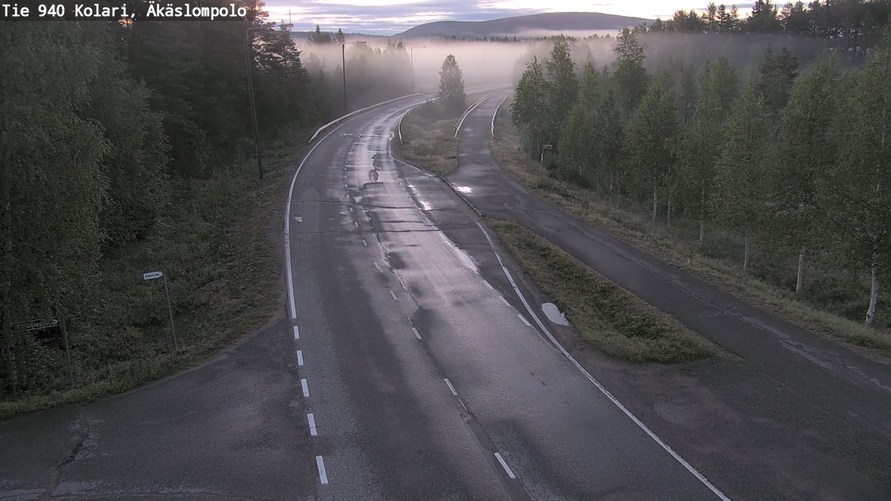 Kelikamerat Kuva Tie 940 Kolari, Äkäslompolo, Kolari, Lappi