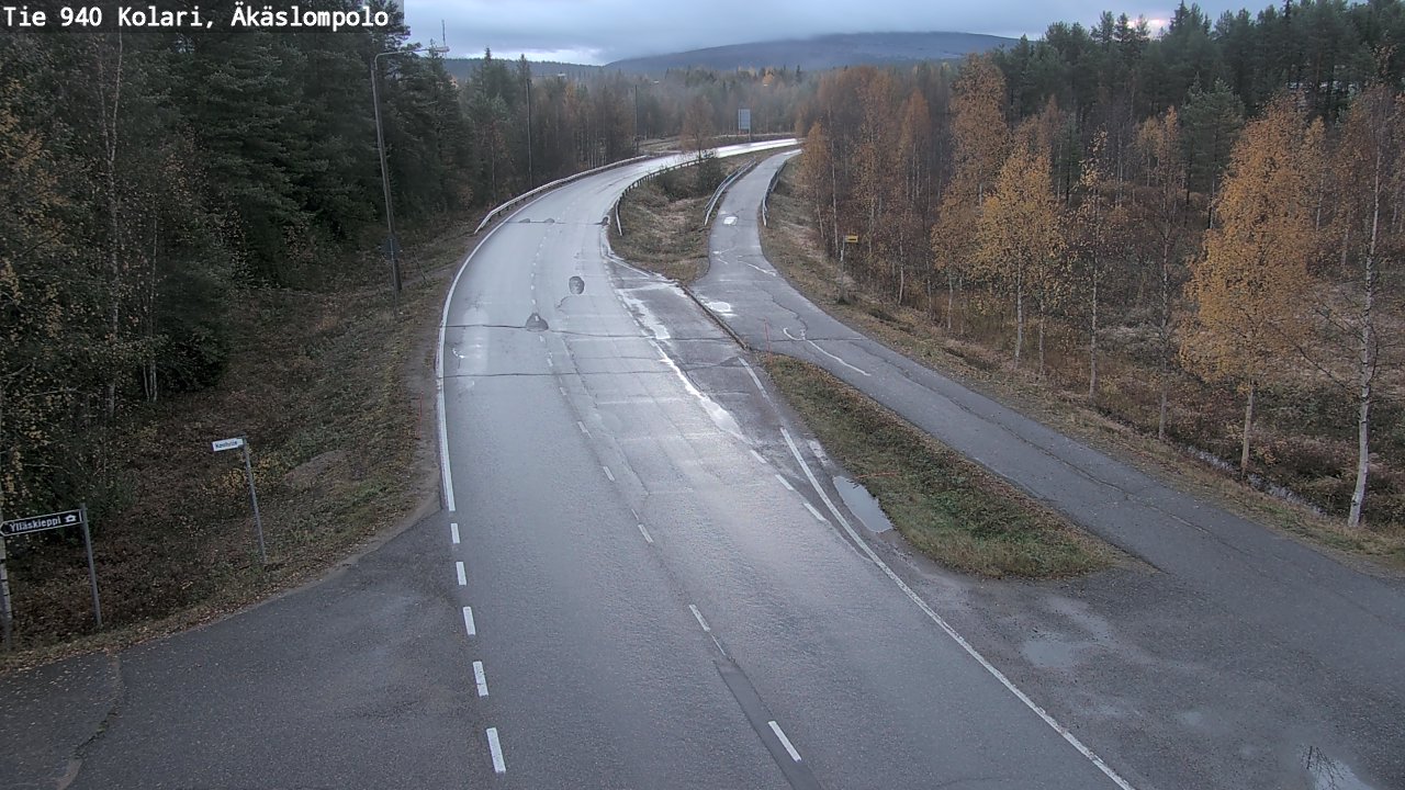 Kelikamerat Kuva Tie 940 Kolari, Äkäslompolo, Kolari, Lappi
