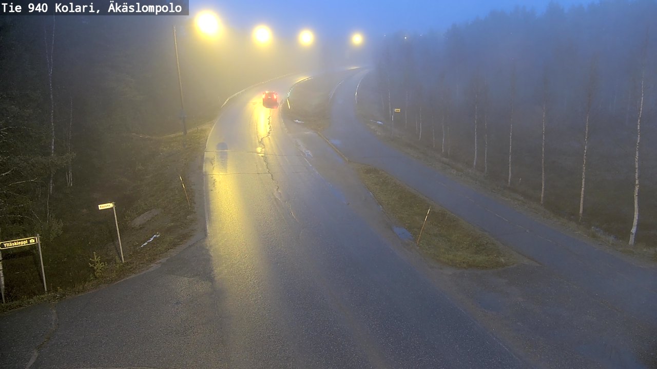 Kelikamerat Kuva Tie 940 Kolari, Äkäslompolo, Kolari, Lappi