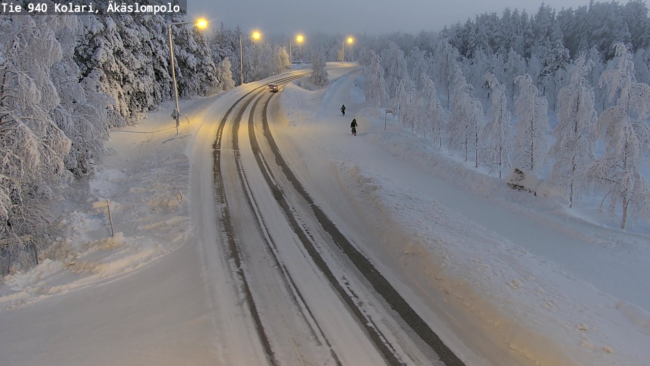 Kelikamerat Kuva Tie 940 Kolari, Äkäslompolo, Kolari, Lappi