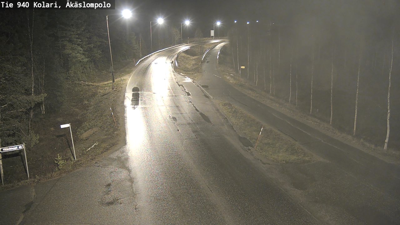 Kelikamerat Kuva Tie 940 Kolari, Äkäslompolo, Kolari, Lappi