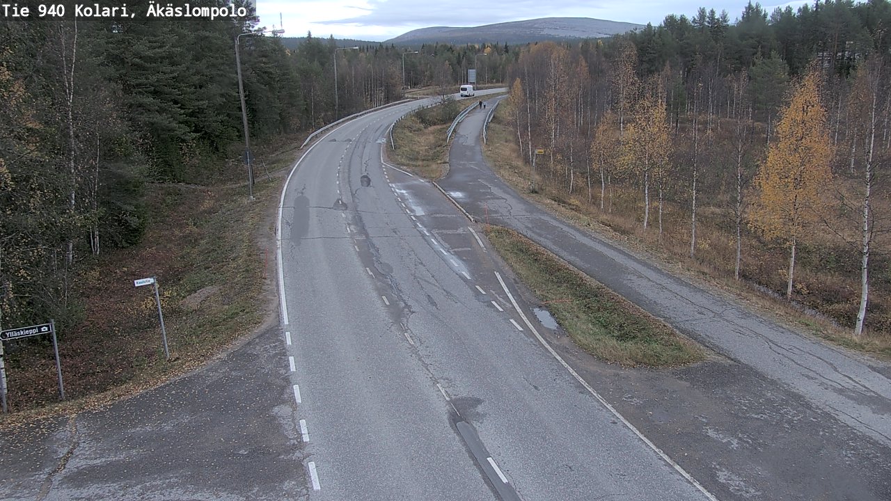 Weather Camera Image Väg 940 Kolari, Äkäslompolo, Kolari, Lappi