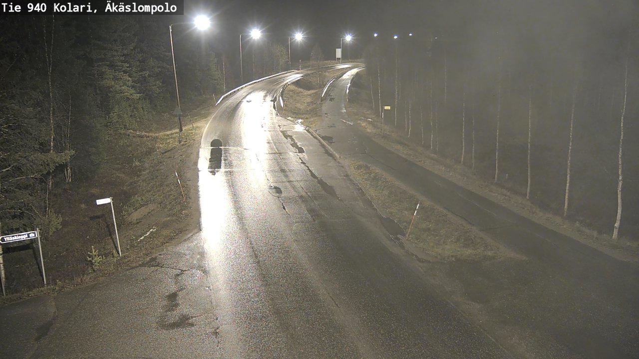 Kelikamerat Kuva Tie 940 Kolari, Äkäslompolo, Kolari, Lappi