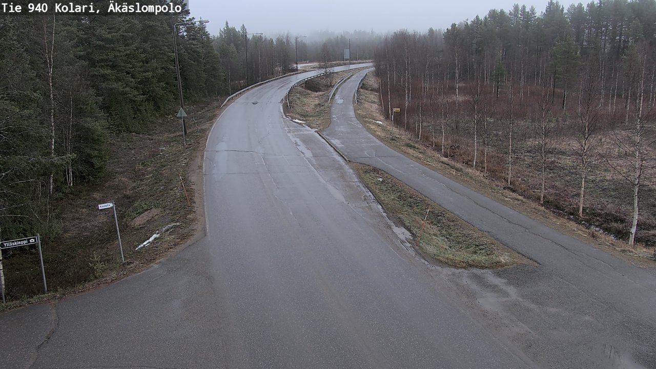 Kelikamerat Kuva Tie 940 Kolari, Äkäslompolo, Kolari, Lappi