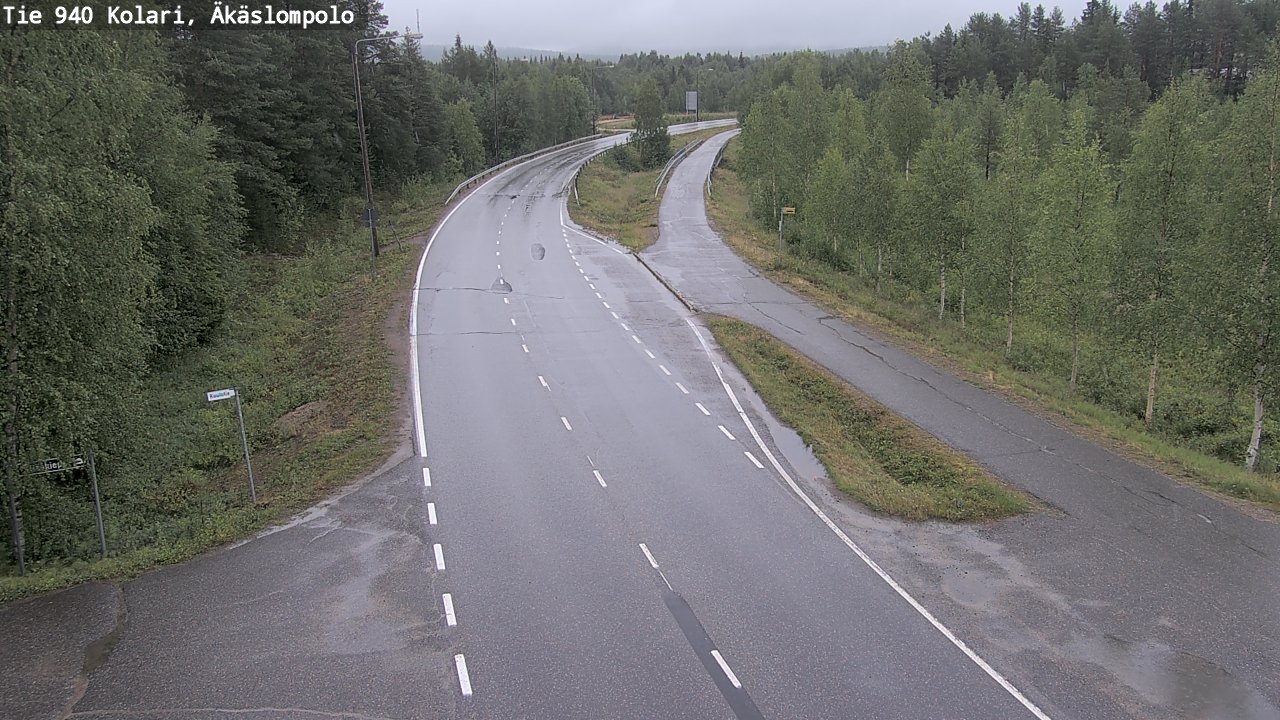 Kelikamerat Kuva Tie 940 Kolari, Äkäslompolo, Kolari, Lappi