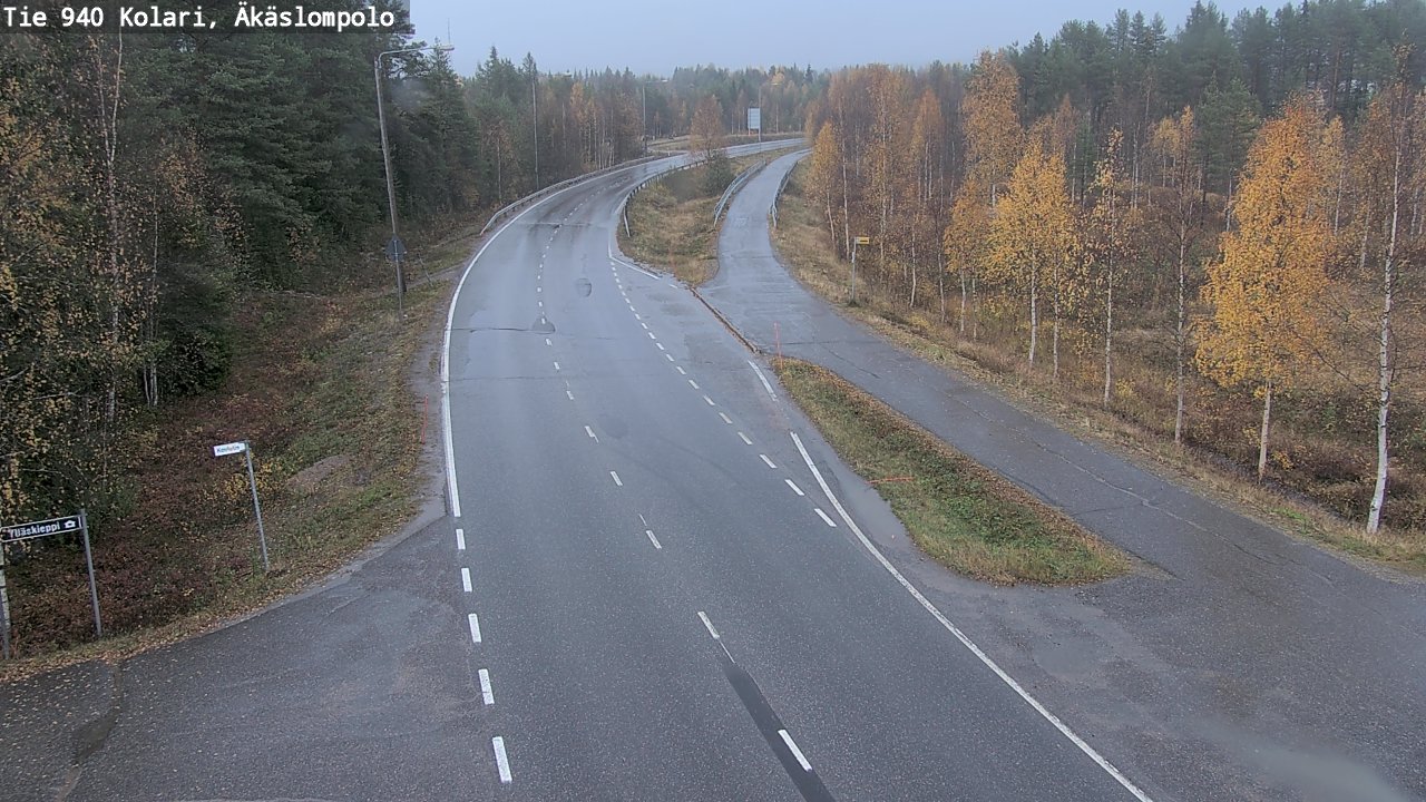 Kelikamerat Kuva Tie 940 Kolari, Äkäslompolo, Kolari, Lappi