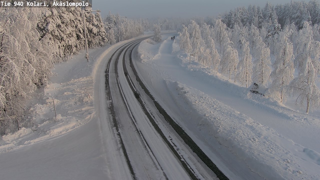 Kelikamerat Kuva Tie 940 Kolari, Äkäslompolo, Kolari, Lappi