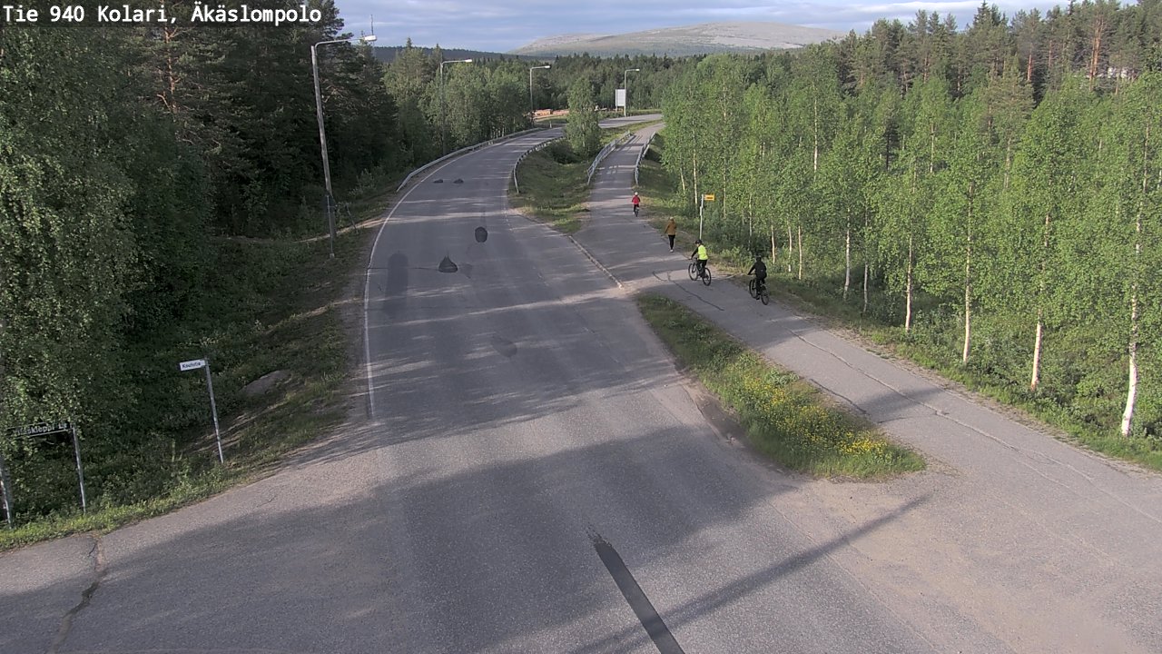 Kelikamerat Kuva Tie 940 Kolari, Äkäslompolo, Kolari, Lappi