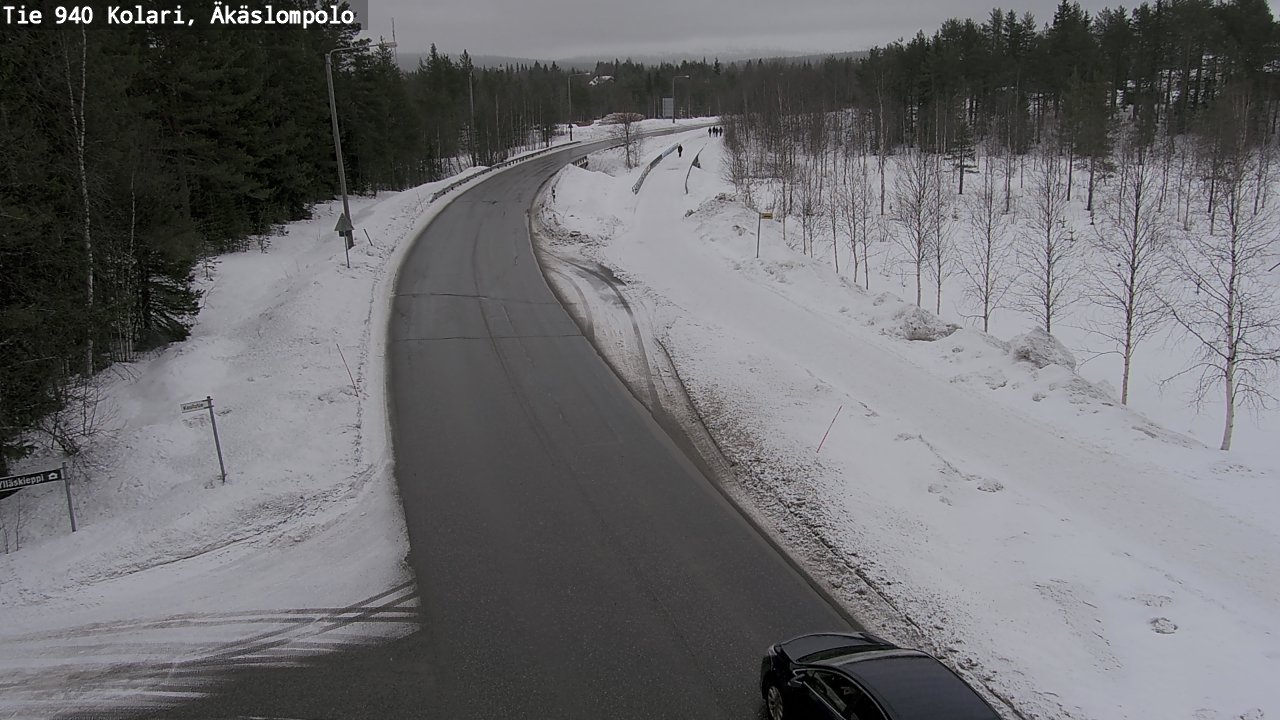 Weather Camera Image Road 940 Kolari, Äkäslompolo, Kolari, Lappi