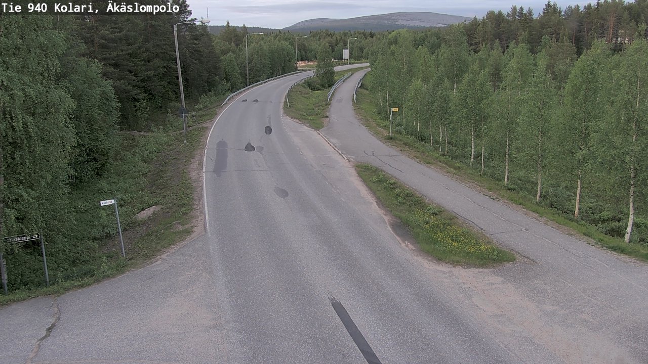 Kelikamerat Kuva Tie 940 Kolari, Äkäslompolo, Kolari, Lappi