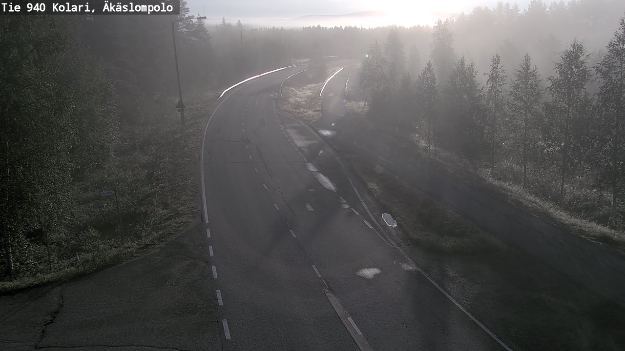 Weather Camera Image Road 940 Kolari, Äkäslompolo, Kolari, Lappi