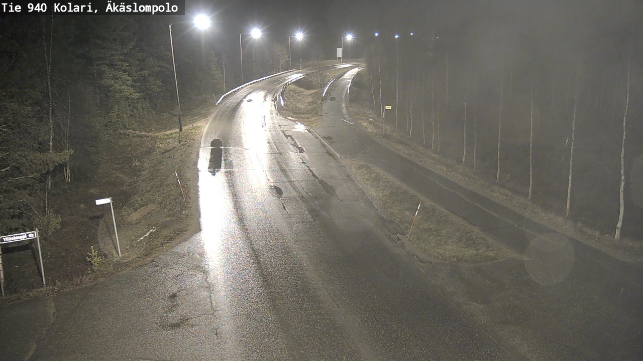 Kelikamerat Kuva Tie 940 Kolari, Äkäslompolo, Kolari, Lappi