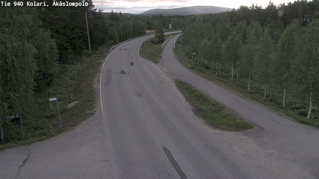 Kelikamerat Kuva Tie 940 Kolari, Äkäslompolo, Kolari, Lappi