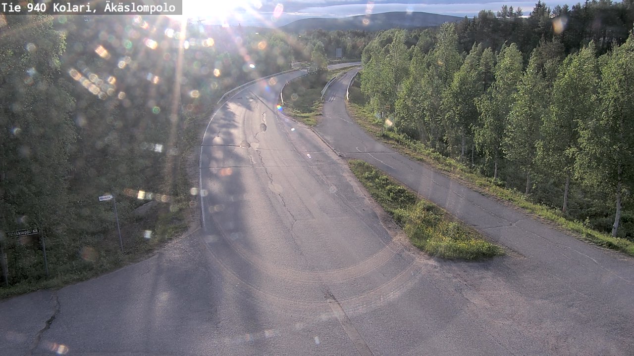 Kelikamerat Kuva Tie 940 Kolari, Äkäslompolo, Kolari, Lappi