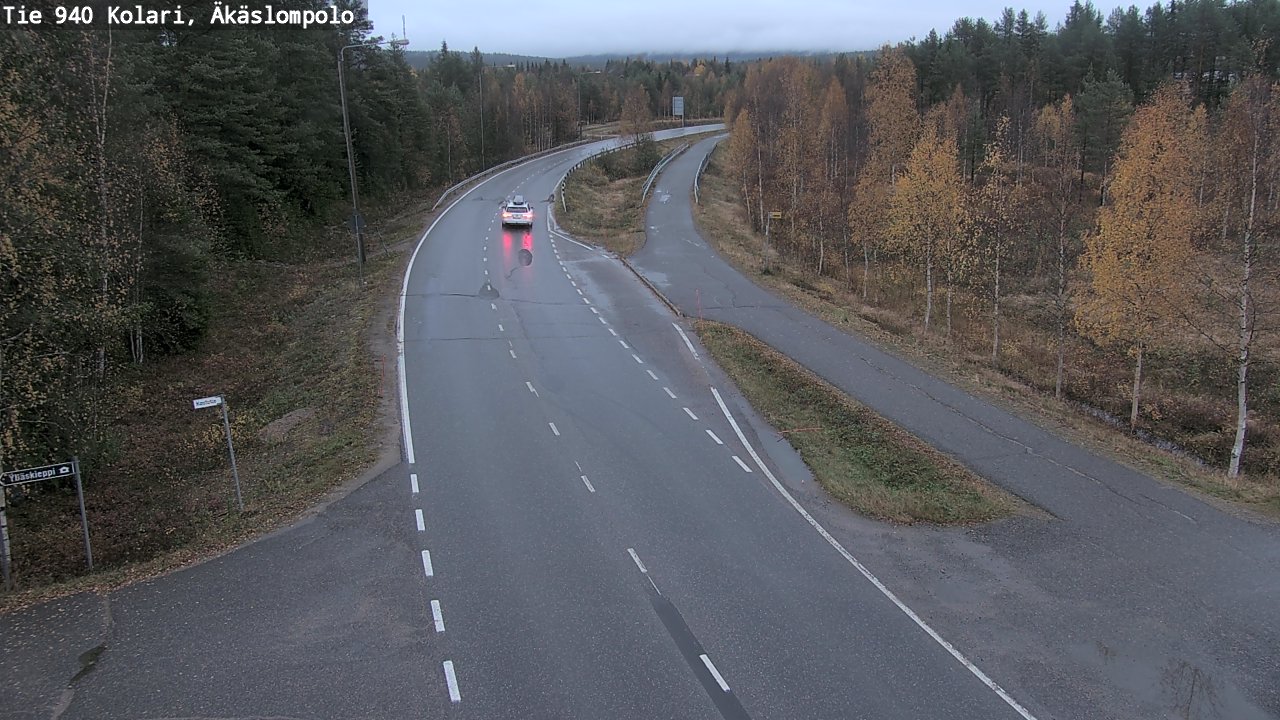 Kelikamerat Kuva Tie 940 Kolari, Äkäslompolo, Kolari, Lappi