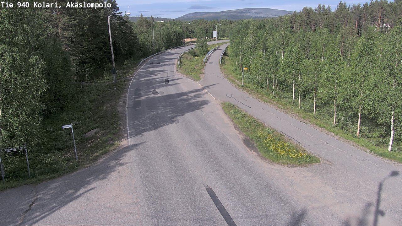 Kelikamerat Kuva Tie 940 Kolari, Äkäslompolo, Kolari, Lappi