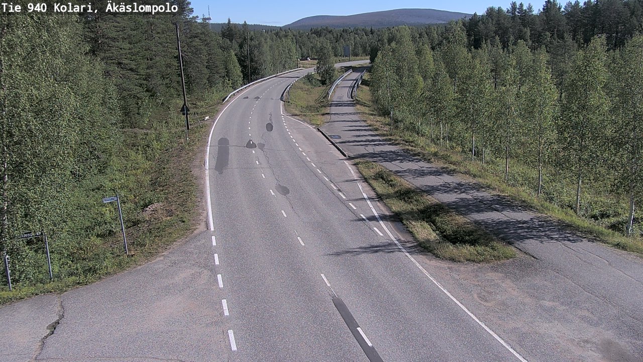 Weather Camera Image Road 940 Kolari, Äkäslompolo, Kolari, Lappi