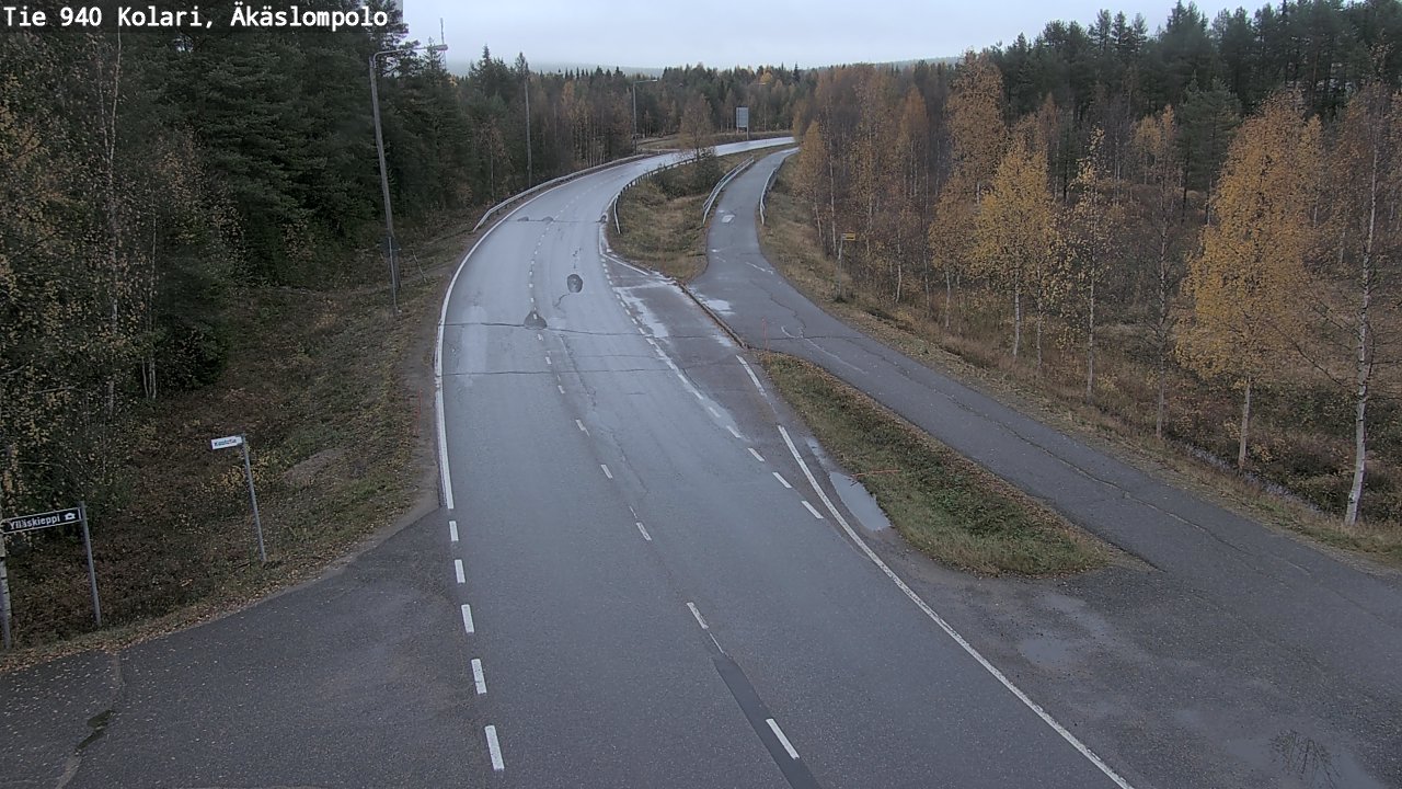 Kelikamerat Kuva Tie 940 Kolari, Äkäslompolo, Kolari, Lappi