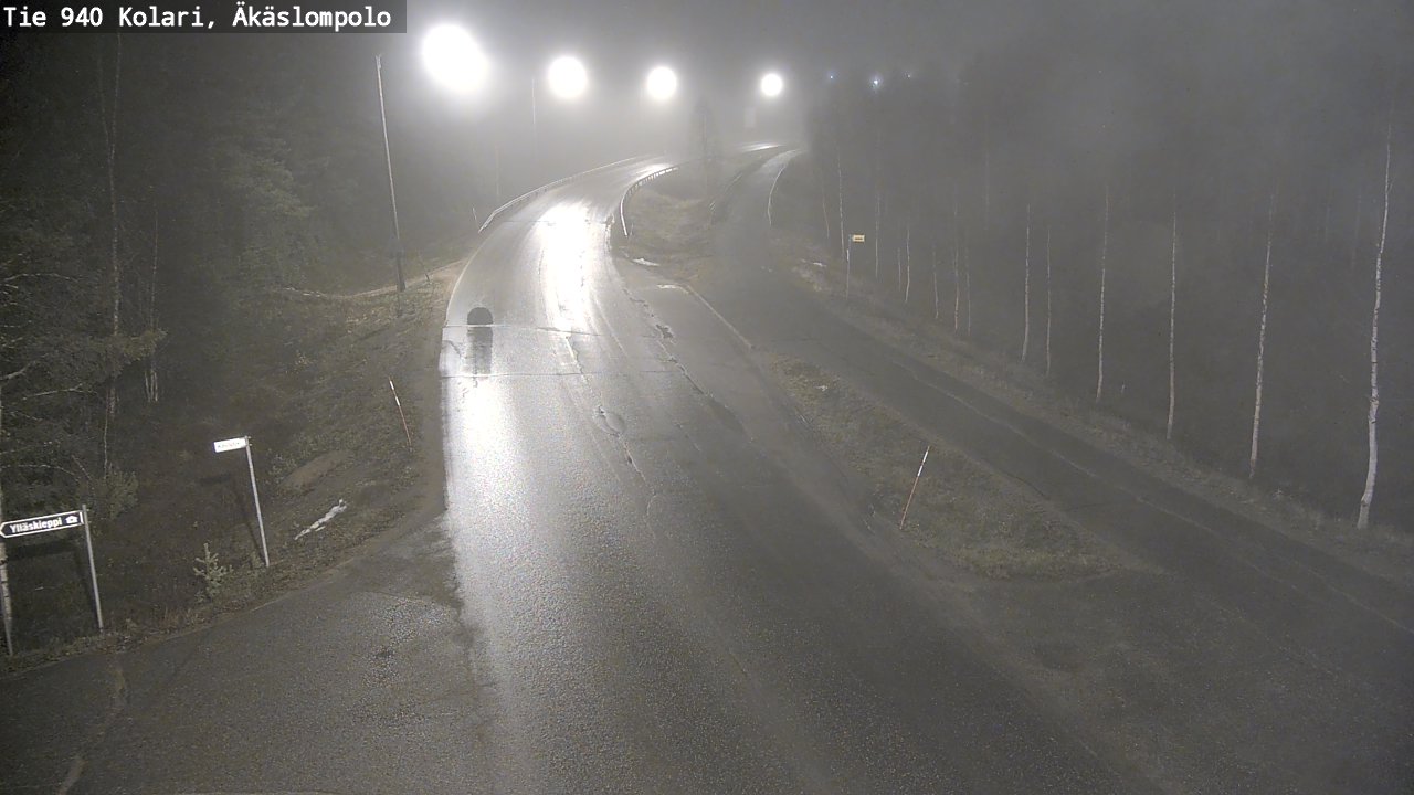 Kelikamerat Kuva Tie 940 Kolari, Äkäslompolo, Kolari, Lappi