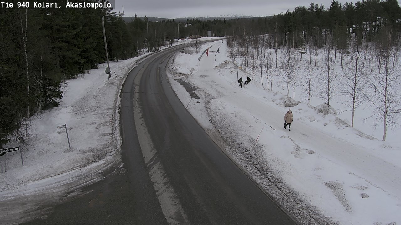 Kelikamerat Kuva Tie 940 Kolari, Äkäslompolo, Kolari, Lappi