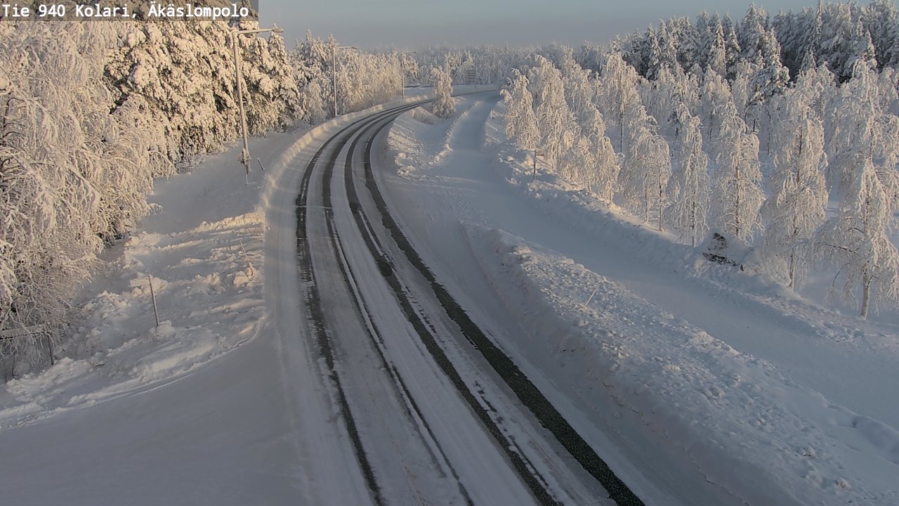 Kelikamerat Kuva Tie 940 Kolari, Äkäslompolo, Kolari, Lappi