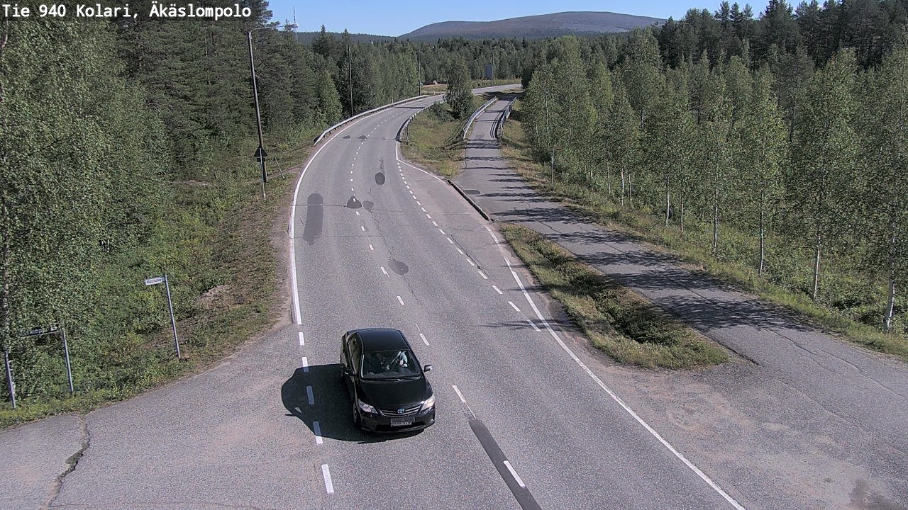 Weather Camera Image Road 940 Kolari, Äkäslompolo, Kolari, Lappi