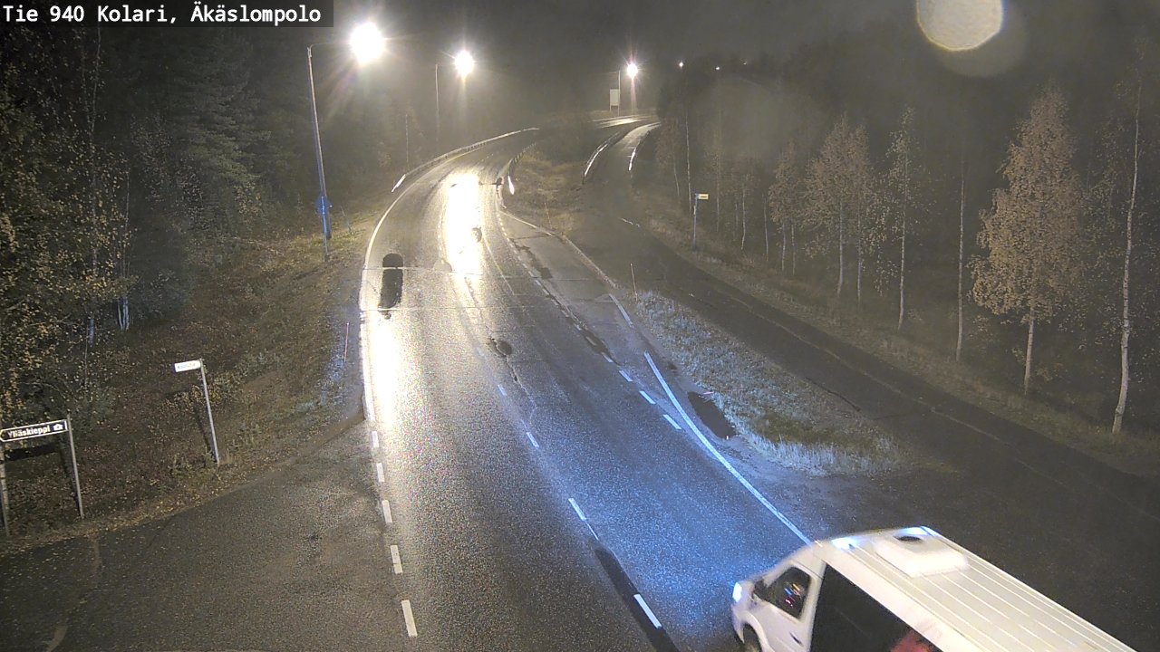 Kelikamerat Kuva Tie 940 Kolari, Äkäslompolo, Kolari, Lappi