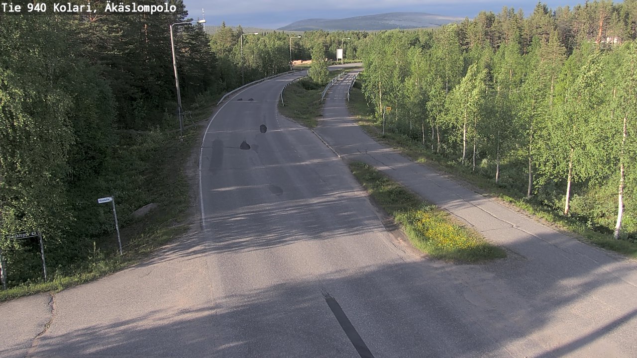 Kelikamerat Kuva Tie 940 Kolari, Äkäslompolo, Kolari, Lappi
