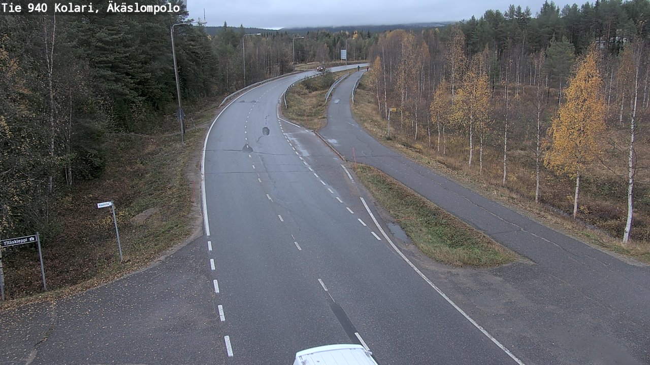 Weather Camera Image Road 940 Kolari, Äkäslompolo, Kolari, Lappi