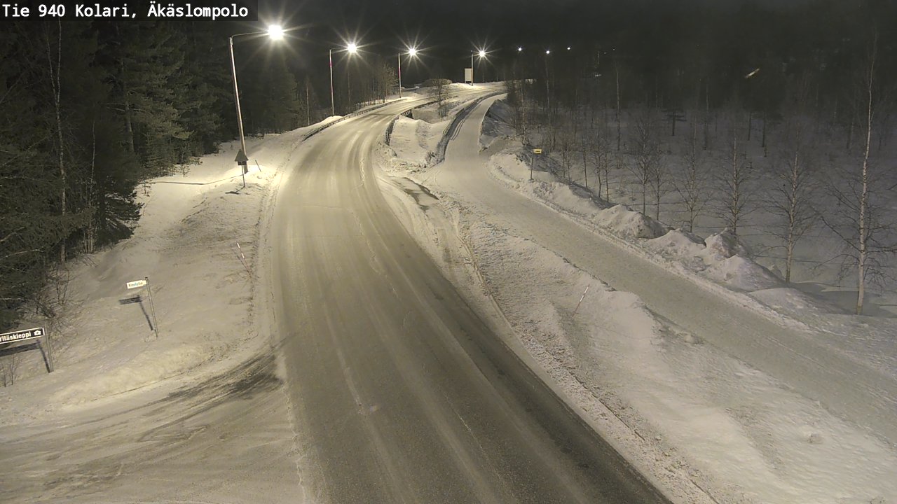 Kelikamerat Kuva Tie 940 Kolari, Äkäslompolo, Kolari, Lappi