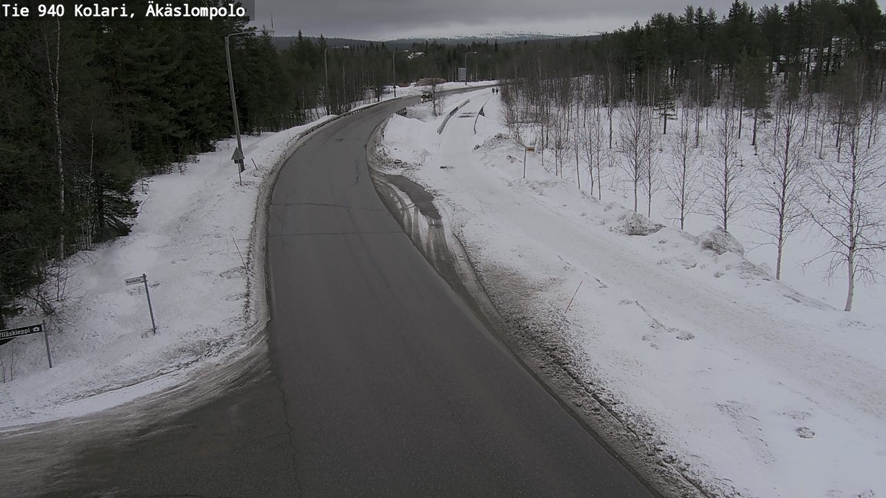 Weather Camera Image Road 940 Kolari, Äkäslompolo, Kolari, Lappi