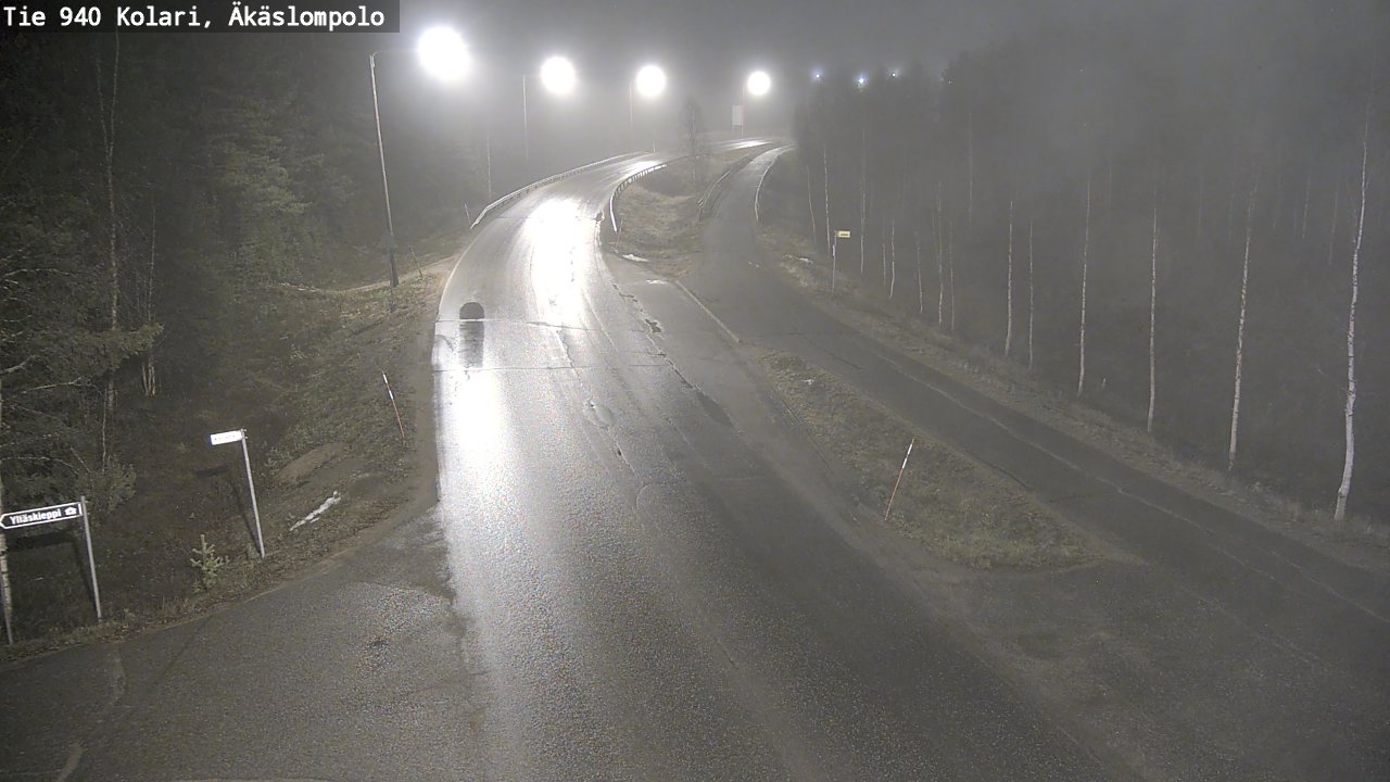 Kelikamerat Kuva Tie 940 Kolari, Äkäslompolo, Kolari, Lappi