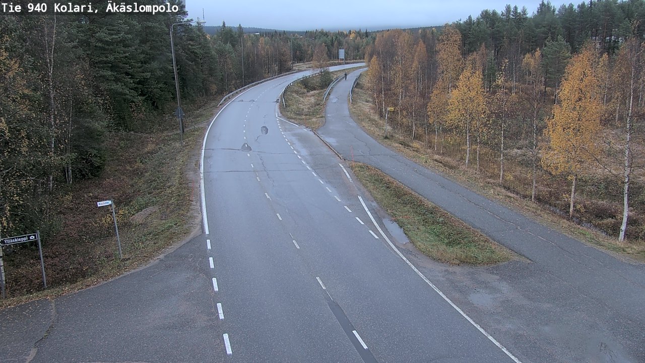 Weather Camera Image Road 940 Kolari, Äkäslompolo, Kolari, Lappi