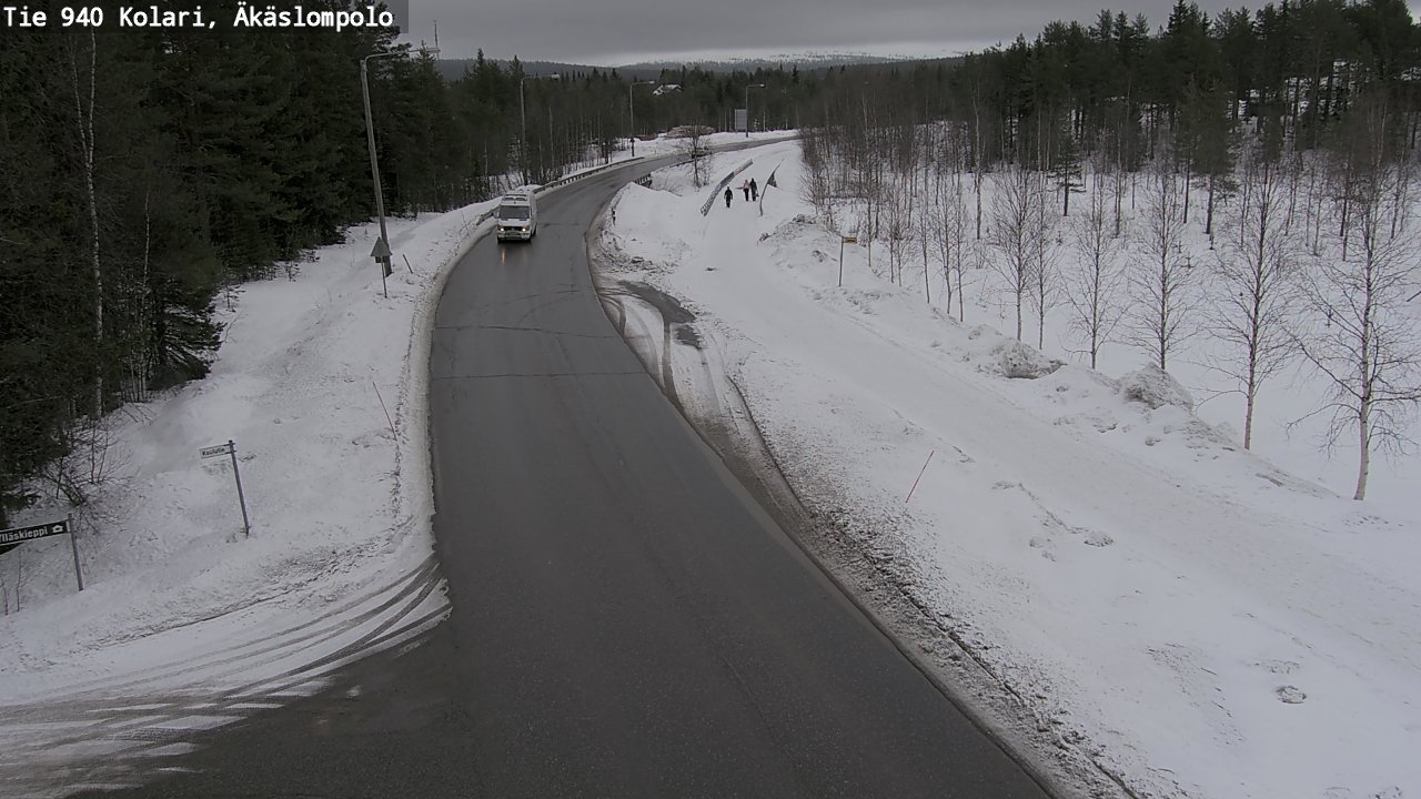 Weather Camera Image Road 940 Kolari, Äkäslompolo, Kolari, Lappi