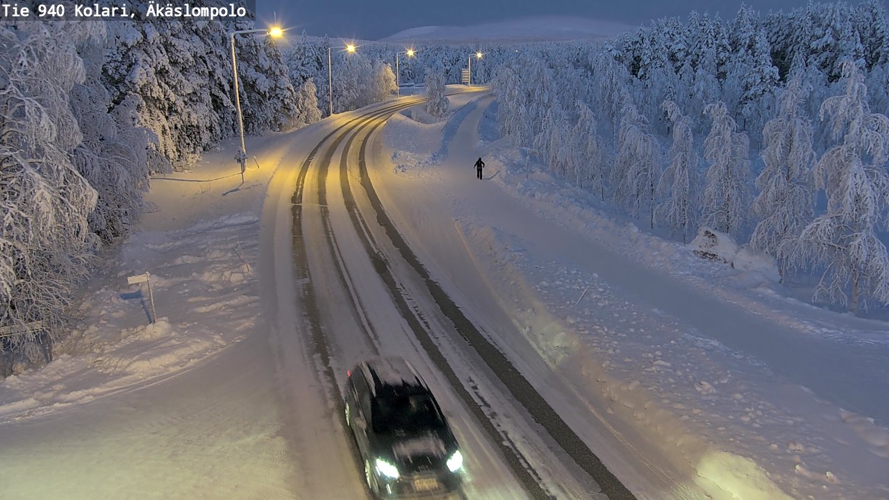 Weather Camera Image Road 940 Kolari, Äkäslompolo, Kolari, Lappi
