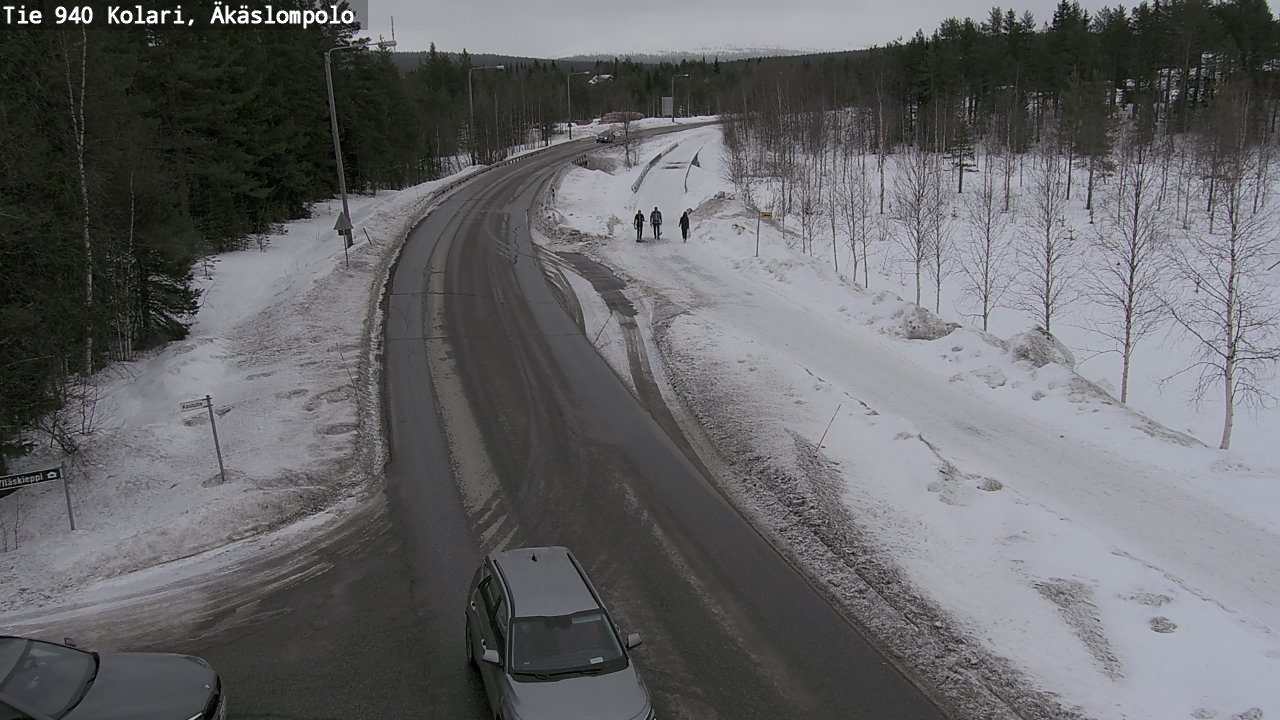 Kelikamerat Kuva Tie 940 Kolari, Äkäslompolo, Kolari, Lappi
