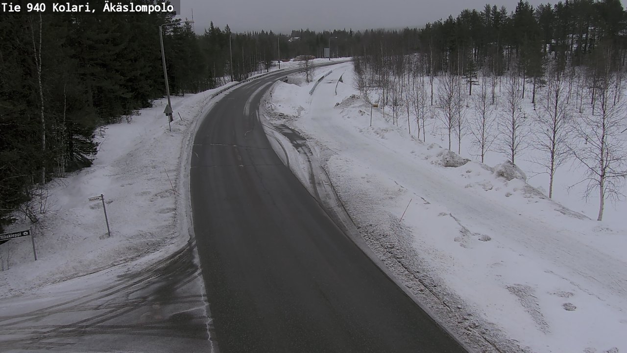 Kelikamerat Kuva Tie 940 Kolari, Äkäslompolo, Kolari, Lappi
