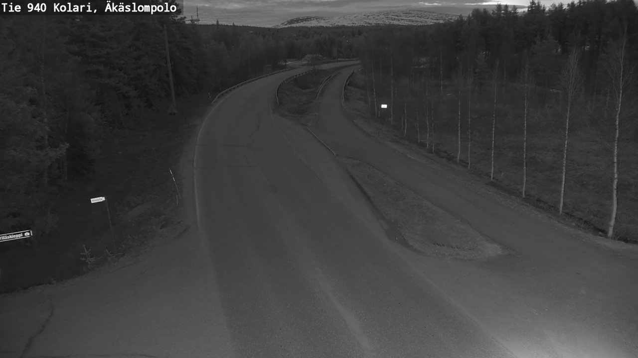 Kelikamerat Kuva Tie 940 Kolari, Äkäslompolo, Kolari, Lappi