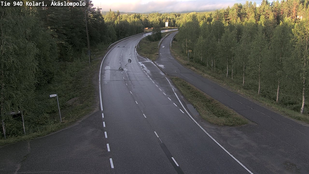 Kelikamerat Kuva Tie 940 Kolari, Äkäslompolo, Kolari, Lappi