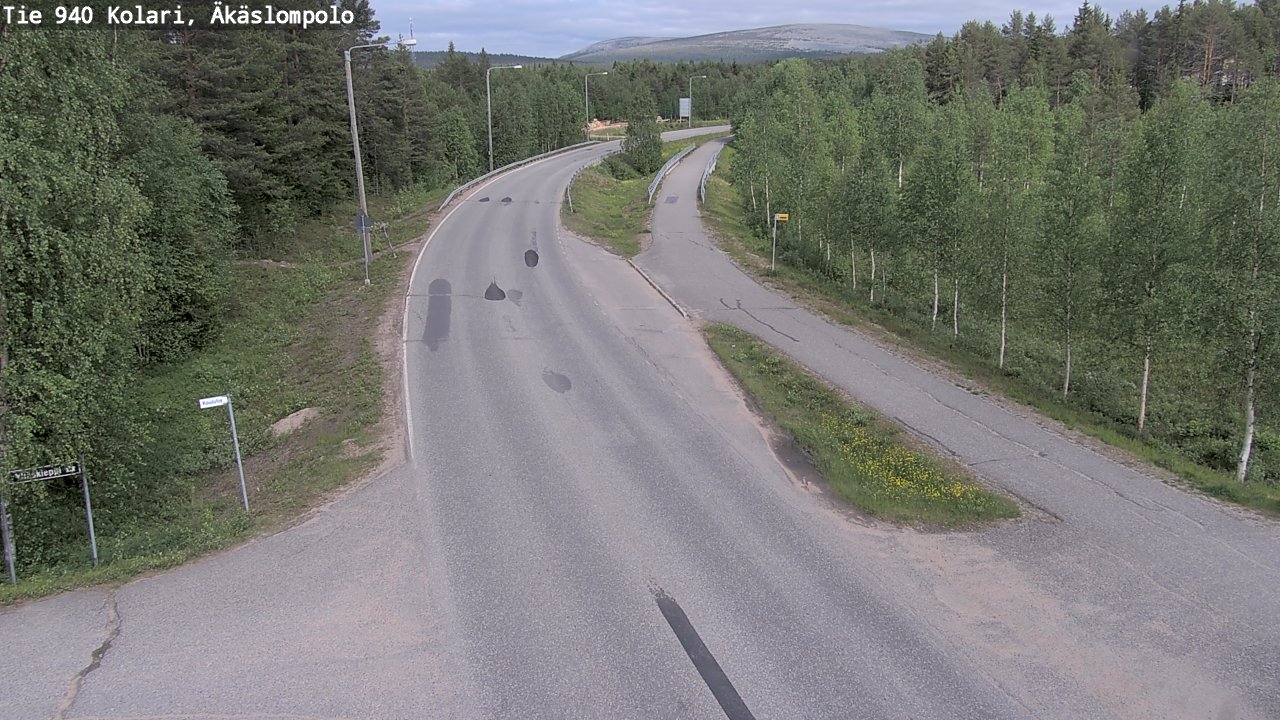 Kelikamerat Kuva Tie 940 Kolari, Äkäslompolo, Kolari, Lappi