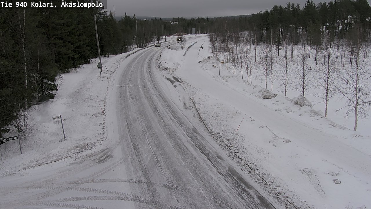 Kelikamerat Kuva Tie 940 Kolari, Äkäslompolo, Kolari, Lappi